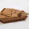 Американский осн. боевой танк Абрамс М1А1 1/100