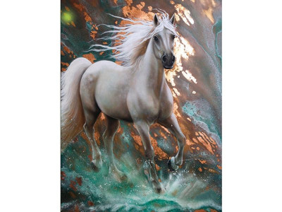 Алмазная мозаика 15х20 СТРЕМИТЕЛЬНЫЙ (10 цветов)