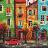 Картина мозаикой 30х30 ГОРОДСКОЙ МОТИВ (квадрат) (28 цветов)