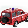 Машина "АВТОПАНОРАМА" инерц. УАЗ Патриот (пожарная) 1/50, в/к 12*7*5,5 см