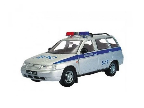 Машина Autotime "LADA 111" полиция 1:36