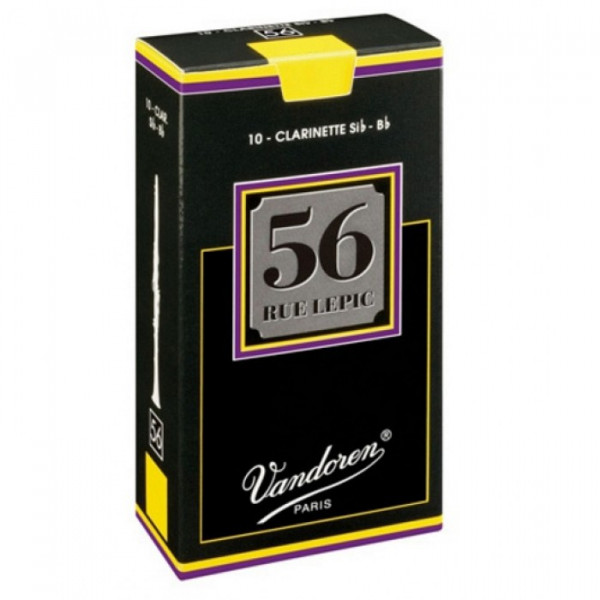 Трости для кларнета Vandoren Bb CR-5025 56 rue Lepic № 2,5 10 шт.