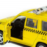 Машина "АВТОПАНОРАМА" инерц. УАЗ Патриот (такси) 1/50, в/к 12*7*5,5 см
