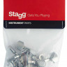 Колки для акустической или электрогитары STAGG SP-MHWS-CH 3+3, серия die cast