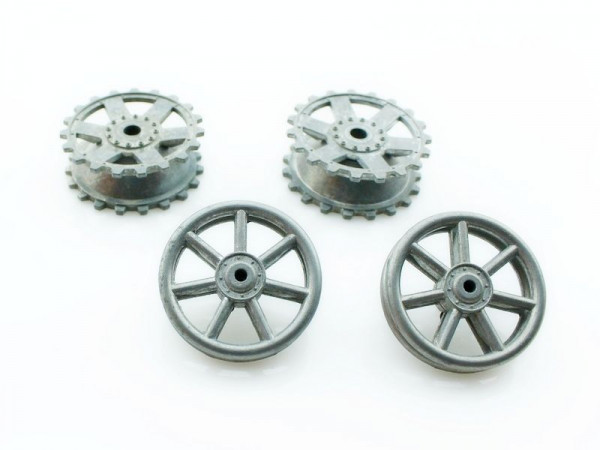 Набор запасных частей для танков Heng Long Punzer IV, PzKpfw.IV ведущие звездочки, ленивцы