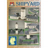 Сборная картонная модель Shipyard маяк Lighthouse Kampen with buildings (№74), 1/87