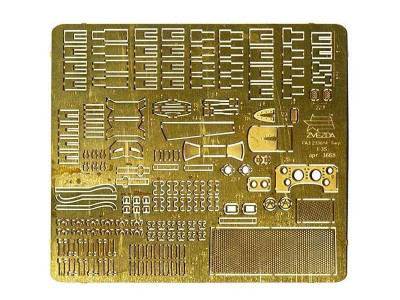 Сборная модель ZVEZDA Набор фототравленных деталей для модели автомобиля ГАЗ "ТИГР", 1/35