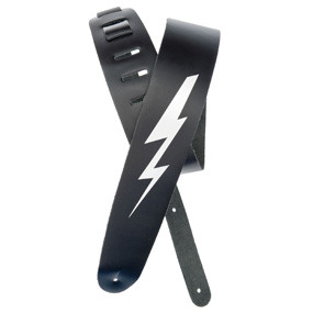 Planet Waves 25LBOLT ремень для гитары кожаный с логотипом BOLT