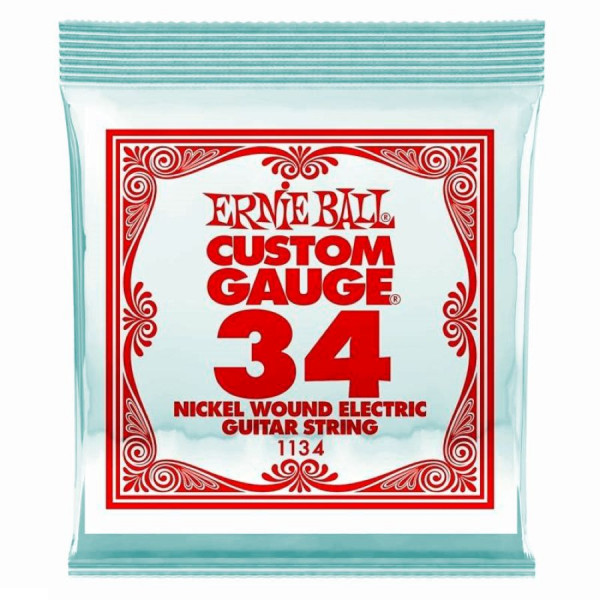 ERNIE BALL 1134 (.034) одна струна для электрогитары