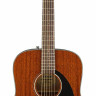 FENDER CD-60S DREAD ALL-MAH WN акустическая гитара