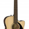 FENDER CC-60SCE Concert Natural WN электроакустическая гитара