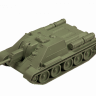 Советская самоходная артиллерийская установка Су-122 1/100