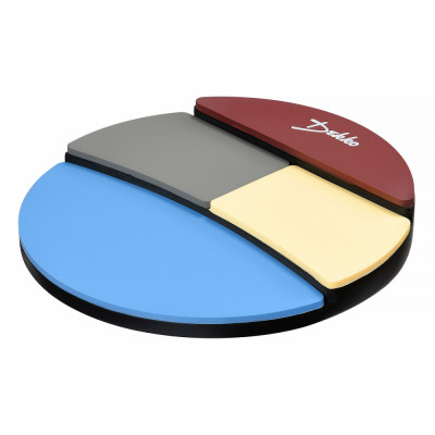 Тренировочная пэд DEKKO PD4-12 BR односторонний, размер 12"  цвет - коричневый