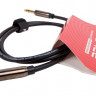Аудио кабель FORCE FLC-02/1 JACK1/4" stereo-JACK1/4" stereo, 1 м