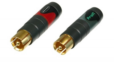 Кабельный разъем Neutrik NF2C-B/2 RCA male (пара)