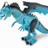 Радиоуправляемый синий дракон CS toys RS6158A, (дышит паром)