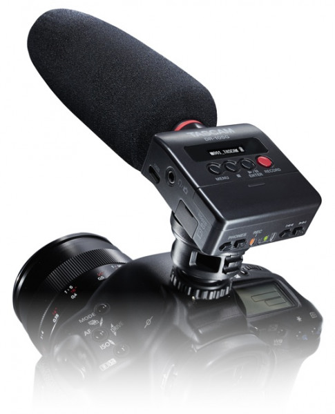 Tascam DR-10SG накамерный рекордер на Micro SD/SDHC