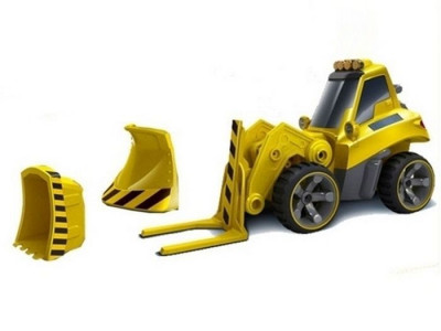 Р/У строительный трактор CTF с набором навесного оборудования 4CH