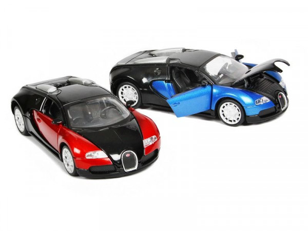 Машина MZ Bugatti Veyron 25075C 1/32 музыка, свет, инерция (1/12шт.) б/к