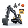 Радиоуправляемый экскаватор Double Eagle Volvo EC160E 1/16, 2.4G, металл, 3 в 1 RTR