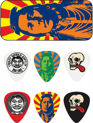 DUNLOP JVHPT02H Van Hamersveld Indian Pick Tin набор медиаторов в жестяной коробке, жесткие,  6 шт