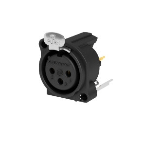 Панельный разъем Seetronic SCBDF3-V XLR, "мама"