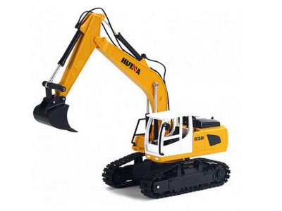 Радиоуправляемый экскаватор HUI NA TOYS 2.4G 6CH дальность 8 м 1/24 RTR