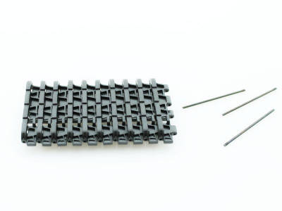 Запасные траки гусениц для танка Tiger 1 (ранняя версия), пластик (10 звеньев)