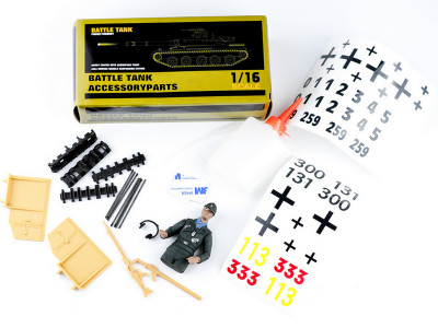 Набор наклеек и аксессуаров для танка King Tiger
