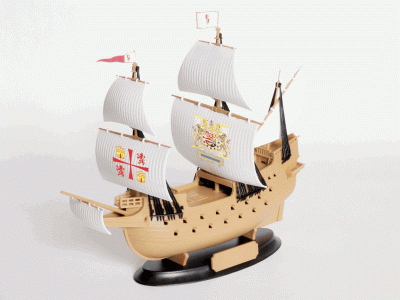 Сборная модель ZVEZDA Флагман Непобедимой Армады галеон "Сан-Мартин", 1/350