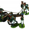 Сборные солдатики ZVEZDA Русская гвардейская тяжелая артиллерия 1812-1814 гг., 1/72