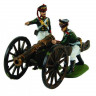 Сборные солдатики ZVEZDA Русская гвардейская тяжелая артиллерия 1812-1814 гг., 1/72