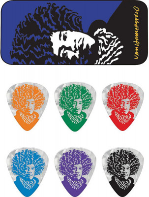 DUNLOP JVHPT04H Van Hamersveld Jimi Pick Tin Hvy Набор медиаторов в жестяной коробке