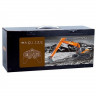 Радиоуправляемый экскаватор HUI NA TOYS, длиннорукий, оранжевый 2.4G 15CH 1/14 RTR