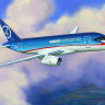 Сборная модель ZVEZDA Региональный пассажирский авиалайнер Superjet 100, 1/144