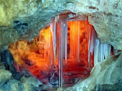 Картина по номерам 40х50 Кунгурская ледяная пещера № 1 (24 краски)