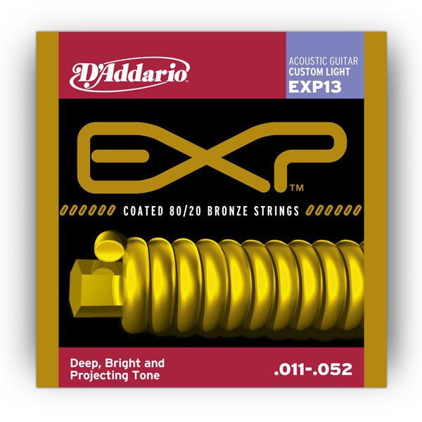 D'Addario EXP13 Набор 6 струн для акустической гитары