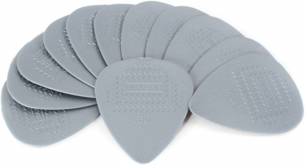 DUNLOP 449Р.60 Max-Grip Nylon Standard набор медиаторов 12 шт