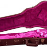 GATOR GW-LP-BROWN - деревянный кейс Les Paul, класс "делюкс", "винтажный" коричневый корпус