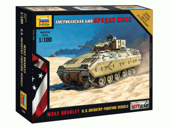 Сборная модель ZVEZDA Американская БМП Бредли, 1/100