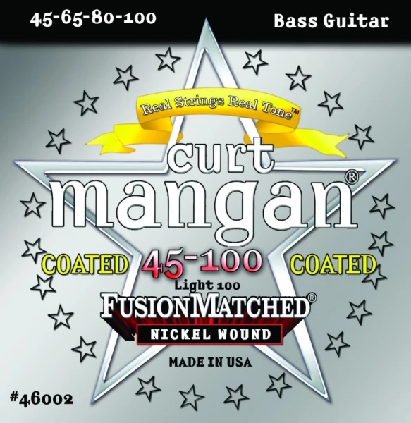 CURT MANGAN 45-100 Nickel Bass Light 100 COATED струны для классической гитары
