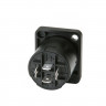 Neutrik NL4MP - панельный разъём Speakon, 4-х контактный