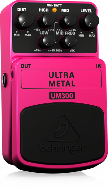 Педаль эффектов Behringer ULTRA METAL UM300 "хэви метал"-дисторшн