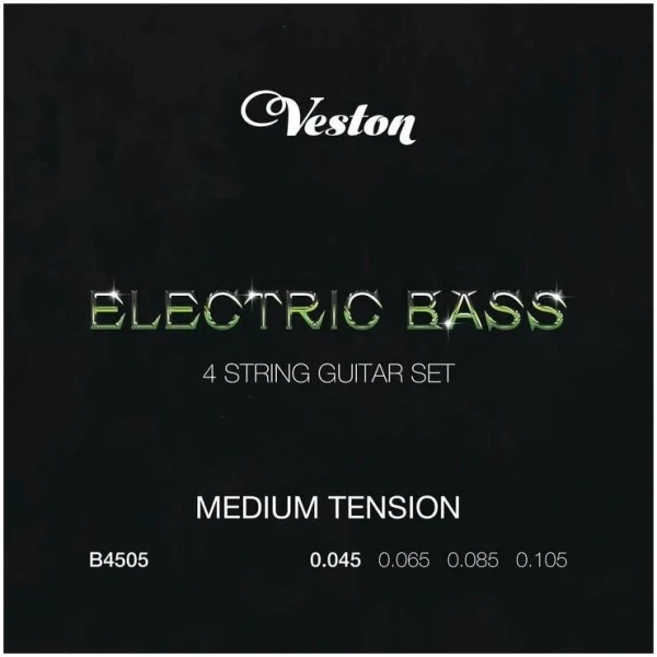 Струны для бас-гитары VESTON B 4505 Medium среднее натяжение