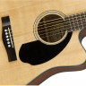 FENDER CD-60SCE Dread Nat WN электроакустическая гитара