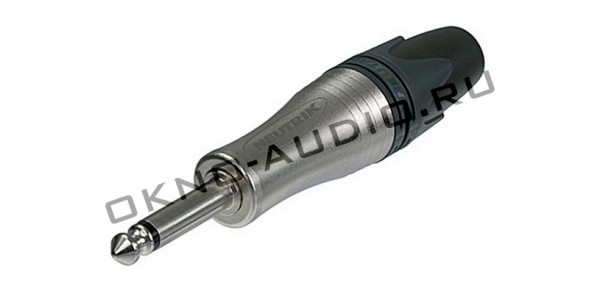 Кабельный разъем Neutrik NP2XL Jack 6.3мм TS для кабеля 10мм