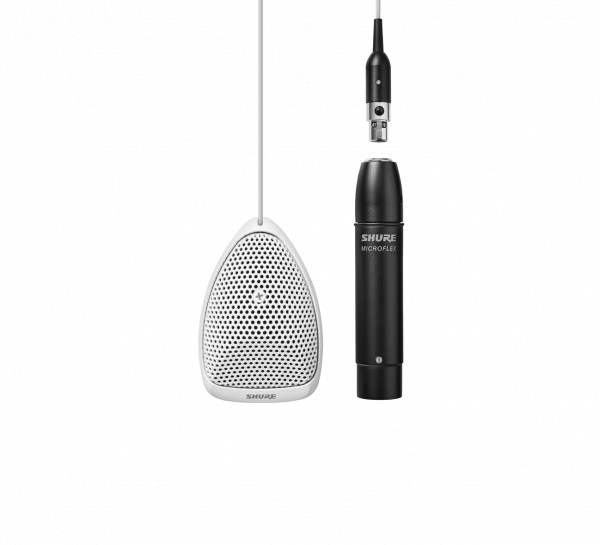 Микрофон SHURE MX391W-A/C граничного слоя конденсаторный кардиоидный