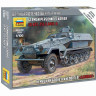 Сборная модель ZVEZDA Немецкий бронетранспортер "Ханомаг", 1/100