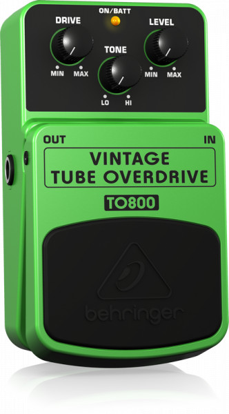 Педаль эффектов Behringer VINTAGE TUBE OVERDRIVE TO800