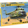 Сборная модель ZVEZDA Советский многоцелевой вертолёт Ми-8Т, 1/72